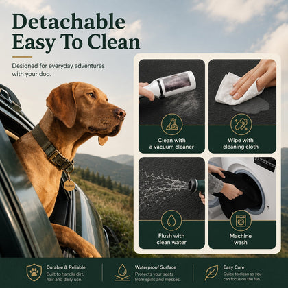 TAILROAD Deck Essential detachable cleaning and care guide for vacuuming, wiping, rinsing and machine washing