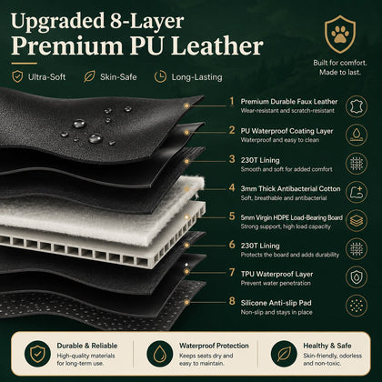 TAILROAD Deck Signature eight-layer premium PU construction with 5 mm HDPE load-bearing board and anti-slip base